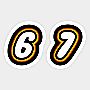 6-7 Sticker